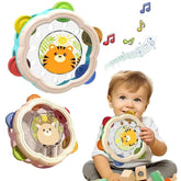 🐸Tap, Giggle, Grow! The Sweet Montessori Drum for Little Hands and Curious Ears - ThiGui